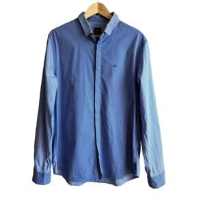 Armani Exchange Slim Fit Striped Button Up Shirt XL